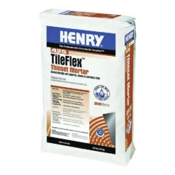 HENRY 425 TileFlex Series 12260 Thin-Set Mortar, Gray, Fine Solid Powder, 40 Lb Bag(Henry 425 Tileflex Series 12260 Thin Set Mortar Gray Fine Solid Powder 40 Lb Package Bag)