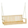 Jack Post H-24 Porch Swing Seat, 48-3/4 In OAW, 17-3/4 In OAD, 21-1/2 In OAH, Fir Wood Frame, Silver Gray Frame(Jack Post H 24 Porch Swing Seat 48 3 4 In Oaw 17 3 4 In Oad 21 1 2 In Oah Fir Wood Frame Silver Gray Frame)