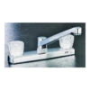 Boston Harbor PF8201A Kitchen Faucet, 1.8 Gpm, 2-Faucet Hole, Plastic, Chrome Plated, Deck Mounting, Round Handle(Boston Harbor Pf8201a Kitchen Faucet 1 8 Gpm Abs Chrome Round Handle) 2 Boston Harbor PF8201A Kitchen Faucet, 1.8 Gpm, 2-Faucet Hole, Plastic, Chrome Plated, Deck Mounting, Round Handle(Boston Harbor Pf8201a Kitchen Faucet 1 8 Gpm Abs Chrome Round Handle) -ShopKoopman Store 9439241