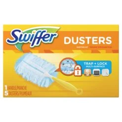 Swiffer 11804 Duster Starter Kit, Fiber Head, Plastic Handle, 6 In L Handle(Swiffer 11804 Duster Starter Kit Fiber Head Plastic Handle 6 In L Handle)