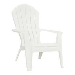 Adams® Adams RealComfort 8371-48-3700 CH11 White Adirondack Chair(Adams Realcomfort 8371 48 3700 Adirondack Chair 30 In W 32 1 2 In D 37 1 2 In H Polypropylene Frame)