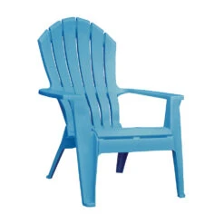 Adams® Adams RealComfort 8371-21-3700 CH3 Pool Blue Adirondack Chair(Adams Realcomfort 8371 21 3700 Adirondack Chair 30 In W 32 1 2 In D 37 1 2 In H Polypropylene Frame)