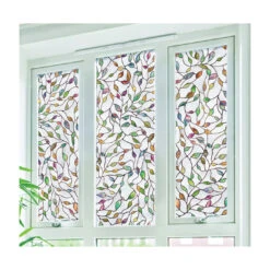 ARTSCAPE 02-3021 Window Film, 36 In L, 24 In W, New Leaf Pattern(Artscape 02 3021 Window Film 36 In L 24 In W New Leaf Pattern)