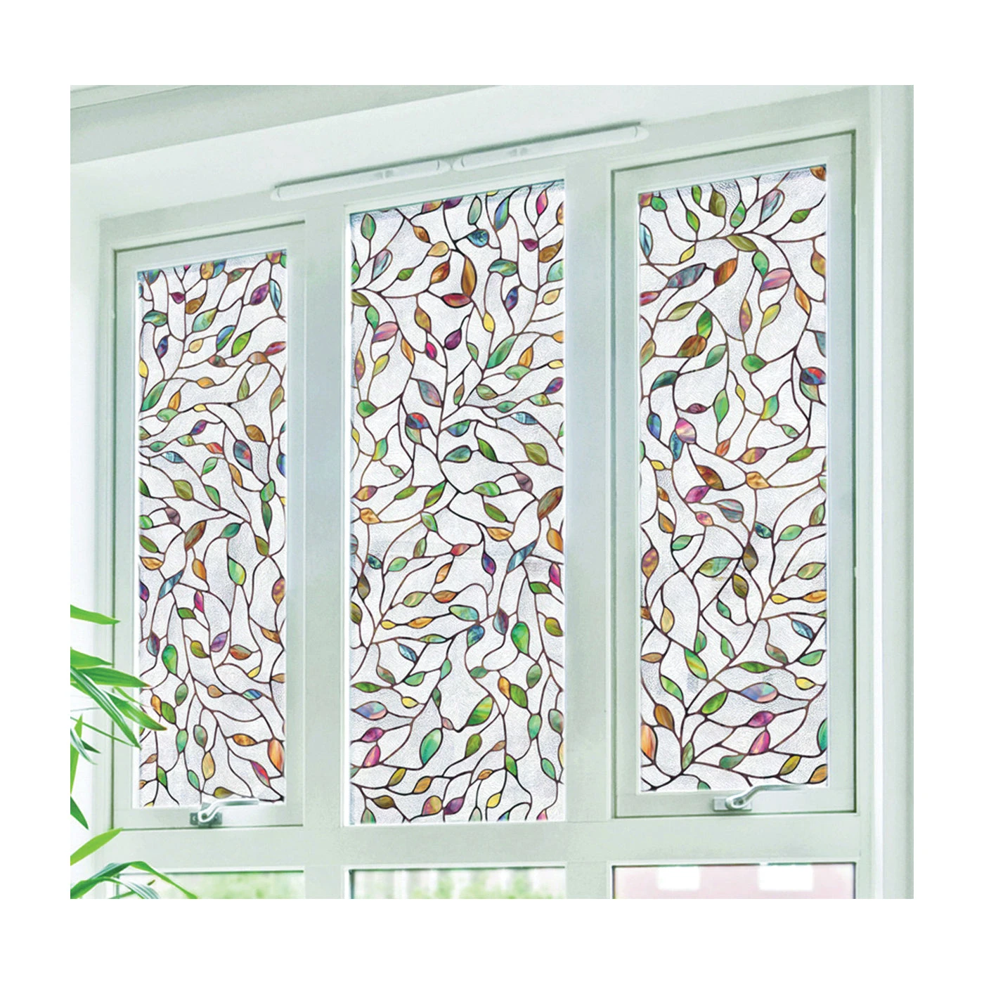 ARTSCAPE 02-3021 Window Film, 36 In L, 24 In W, New Leaf Pattern(Artscape 02 3021 Window Film 36 In L 24 In W New Leaf Pattern) 3 ARTSCAPE 02-3021 Window Film, 36 In L, 24 In W, New Leaf Pattern(Artscape 02 3021 Window Film 36 In L 24 In W New Leaf Pattern)