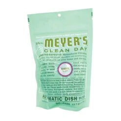Mrs. Meyer's 14464 Dishwasher Detergent, 12.7 Oz, Liquid, Basil(Mrs Meyers 14464 Dish Packs 12 7 Oz Package Liquid Basil)