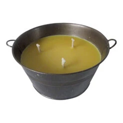 Seasonal Trends Y2565 Candle Bucket, Bucket, Hammertone, Citronella, 20 To 25 Hrs Burn Time, 48.5 X 33 X 34 Cm(Seasonal Trends Y2565 Candle Bucket Bucket Hammertone Citronella 20 To 25 Hrs Burn Time Carton)